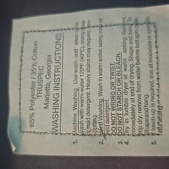 Black True Spec BDU Pants XL Long - Picture 5 of 6